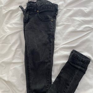 Faded black free people jeans